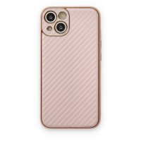 Newface iPhone 13 Kılıf Coco Karbon Silikon - Pembe