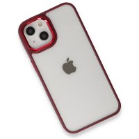 Newface iPhone 14 Plus Kılıf Dora Kapak - Kırmızı