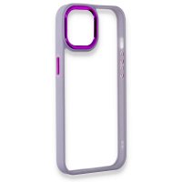 Newface iPhone 14 Plus Kılıf Dora Kapak - Lila