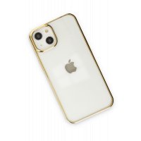 Newface iPhone 13 Kılıf Element Silikon - Gold