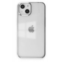 Newface iPhone 13 Kılıf Element Silikon - Gümüş