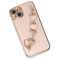 Newface iPhone 13 Kılıf Esila Silikon - Pudra