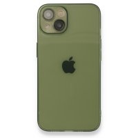 Newface iPhone 13 Kılıf Fly Lens Silikon - Yeşil