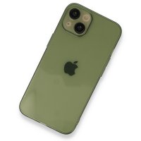 Newface iPhone 13 Kılıf Fly Lens Silikon - Yeşil