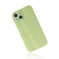 Newface iPhone 13 Kılıf Glass Kapak - Açık Yeşil