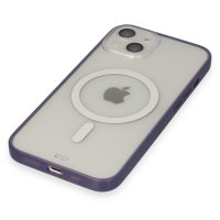 Newface iPhone 13 Kılıf Grand Magneticsafe Kapak - Mor