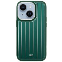 HDD iPhone 13 Kılıf HBC-190 Kolaj Kapak - Koyu Yeşil