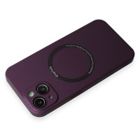 Newface iPhone 13 Kılıf Jack Magneticsafe Lens Silikon - Mürdüm