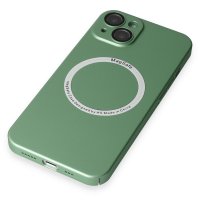 Newface iPhone 13 Kılıf Jack Magneticsafe Lens Silikon - Yeşil