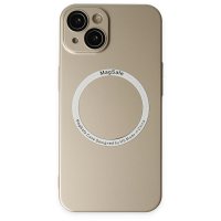 Newface iPhone 13 Kılıf Jack Magneticsafe Lens Silikon - Gold