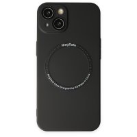 Newface iPhone 13 Kılıf Jack Magneticsafe Lens Silikon - Siyah