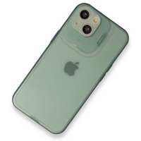 Newface iPhone 13 Kılıf Jumbo Silikon - Koyu Yeşil