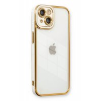 Newface iPhone 13 Kılıf Liva Lens Silikon - Beyaz