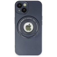 Newface iPhone 13 Kılıf Lukka Magneticsafe Kapak - Lacivert
