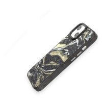 Newface iPhone 13 Kılıf Moda Simli Kapak - Siyah