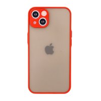 Newface iPhone 14 Plus Kılıf Montreal Silikon Kapak - Kırmızı