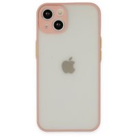 Newface iPhone 14 Kılıf Montreal Silikon Kapak - Pembe