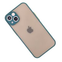 Newface iPhone 13 Kılıf Montreal Silikon Kapak - Yeşil