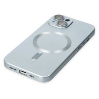 Newface iPhone 13 Kılıf Moshi Lens Magneticsafe Silikon - Sierra Blue