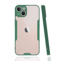 Newface iPhone 13 Kılıf Platin Silikon - Yeşil