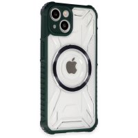 Newface iPhone 13 Kılıf Prag Magneticsafe Kapak - Koyu Yeşil