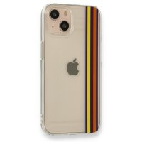 Newface iPhone 13 Kılıf Prime Silikon - Sarı-Turuncu