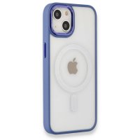 Newface iPhone 13 Kılıf Room Magneticsafe Silikon - Sierra Blue