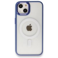 Newface iPhone 13 Kılıf Room Magneticsafe Silikon - Sierra Blue