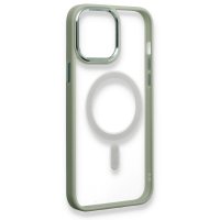 Newface iPhone 13 Kılıf Room Magneticsafe Silikon - Su Yeşili