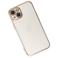 Newface iPhone 13 Kılıf Volet Silikon - Beyaz