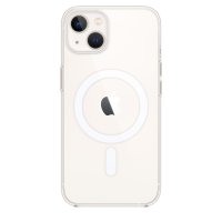 Newface iPhone 13 Mini Kılıf Magsafe Şeffaf Silikon - Şeffaf