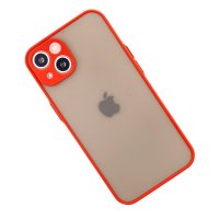 Newface iPhone 13 Mini Kılıf Montreal Silikon Kapak - Kırmızı