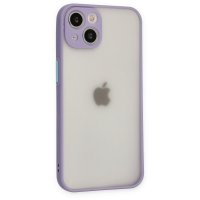 Newface iPhone 13 Mini Kılıf Montreal Silikon Kapak - Mor