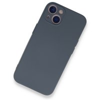 Newface iPhone 13 Mini Kılıf Nano içi Kadife  Silikon - Gri