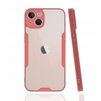 Newface iPhone 13 Mini Kılıf Platin Silikon - Pembe