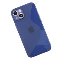 Newface iPhone 13 Mini Kılıf S Silikon - Mavi