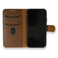 Newface iPhone 13 Mini Kılıf Trend S Plus Kapaklı Kılıf - Taba