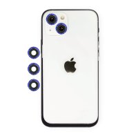 Newface iPhone 13 Mini Shine Kamera Lens - Lacivert