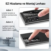 Newface iPhone 13 Mini Valdez Metal Kamera Lens - Kırmızı