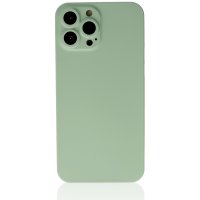 Newface iPhone 13 Pro Kılıf 360 Hayalet Full Body Silikon Kapak - Açık Yeşil