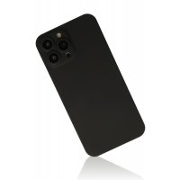 Newface iPhone 13 Pro Kılıf 360 Hayalet Full Body Silikon Kapak - Siyah