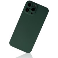 Newface iPhone 13 Pro Kılıf 360 Hayalet Full Body Silikon Kapak - Yeşil