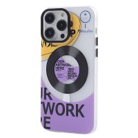 Newface iPhone 13 Pro Kılıf Apollo Magneticsafe Desenli Kapak - Apollo Şeffaf - 6