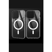 Newface iPhone 13 Pro Kılıf Beta Magneticsafe Silikon - Şeffaf