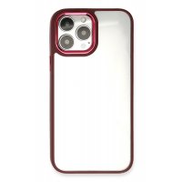 Newface iPhone 14 Pro Kılıf Dora Kapak - Kırmızı