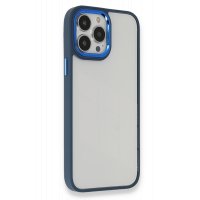 Newface iPhone 13 Pro Kılıf Dora Kapak - Mavi