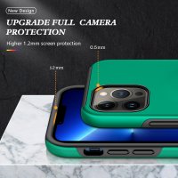 Newface iPhone 13 Pro Kılıf Elit Yüzüklü Kapak - Yeşil