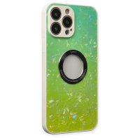 Newface iPhone 13 Pro Kılıf Estel Silikon - Estel Yeşil