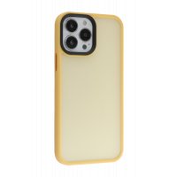 Newface iPhone 13 Pro Kılıf Gentle Silikon - Gold