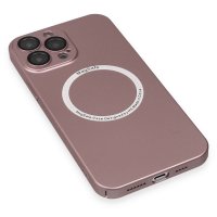 Newface iPhone 13 Pro Kılıf Jack Magneticsafe Lens Silikon - Rose Gold